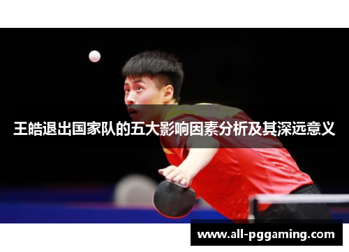 王皓退出国家队的五大影响因素分析及其深远意义